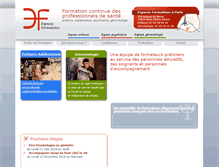 Tablet Screenshot of espacesformations.fr